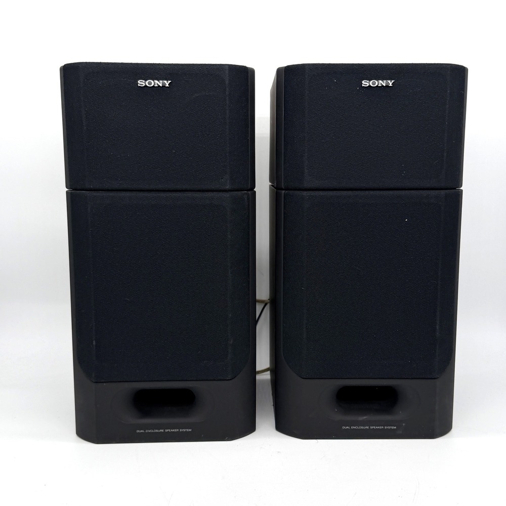 Sony SS-H3600 Dual Enclosure Speaker System 60W 6 Ohm Black Bookshelf Pair